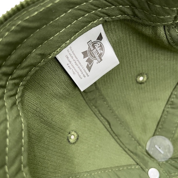 NWT Pabst Blue Ribbon Corduroy Snapback Hat - Picture 10 of 13